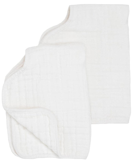 Little Unicorn Cotton Muslin Burp Cloth 2 Pack - White - UF0900