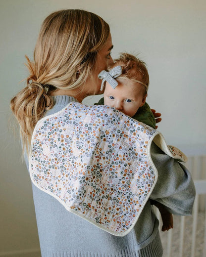 Little Unicorn Cotton Muslin Burp Cloth - Pressed Petals - UF0426