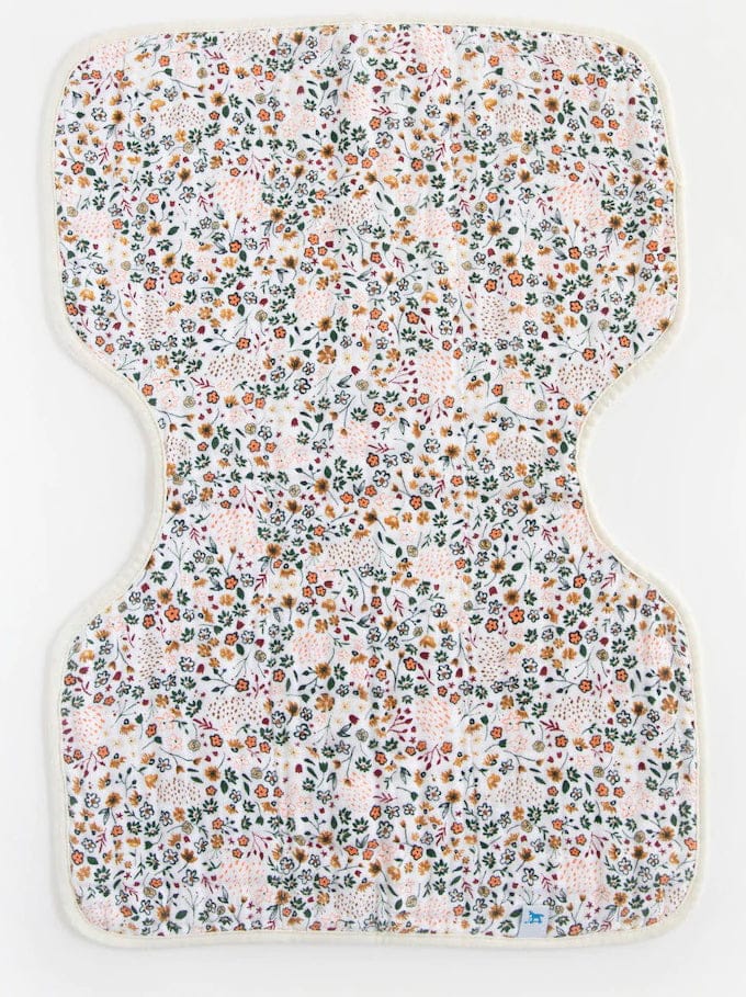 Little Unicorn Cotton Muslin Burp Cloth - Pressed Petals - UF0426