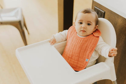 Little Unicorn Cotton Muslin Classic Bib 3 Pack - Rose Petal - UF0021