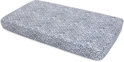 Little Unicorn Cotton Muslin Fitted Crib Sheet - Blue Topaz - UN0024