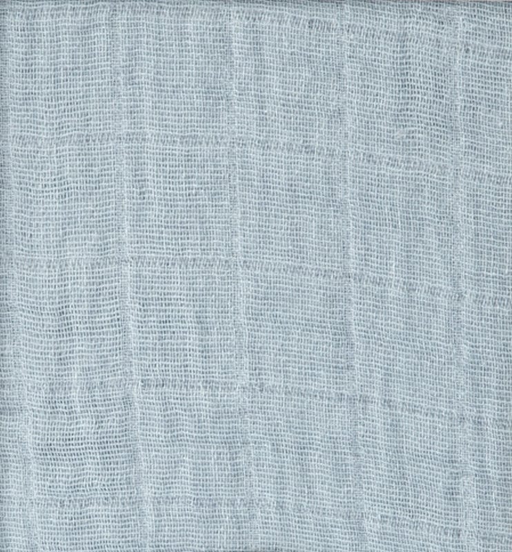 Little Unicorn Cotton Muslin Fitted Crib Sheet - Cloud Blue - UN0046