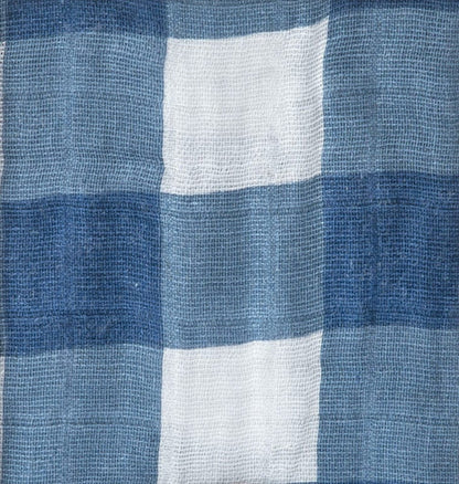 Little Unicorn Cotton Muslin Fitted Crib Sheet - Jack Plaid - UN0032