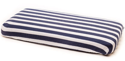 Little Unicorn Cotton Muslin Fitted Sheet - Navy Stripe - UN0005