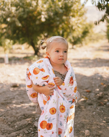 Little Unicorn Cotton Muslin Original Quilt - Georgia Peach - UB0281