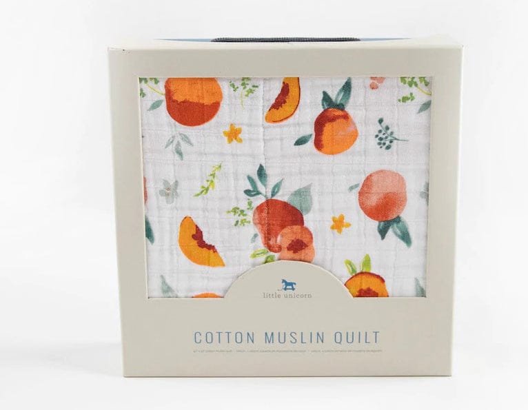 Little Unicorn Cotton Muslin Original Quilt - Georgia Peach - UB0281