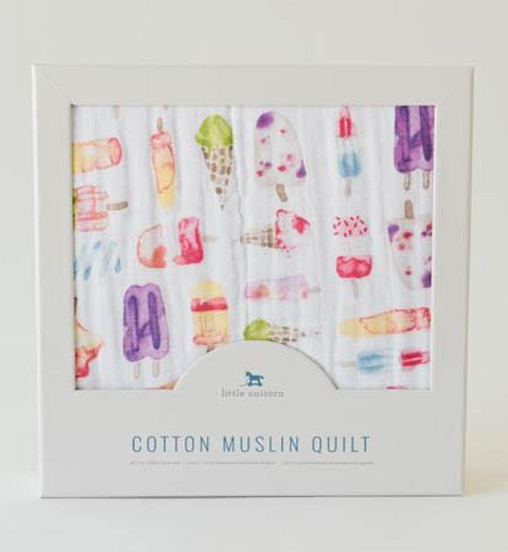 Little Unicorn Cotton Muslin Quilt - Brain Freeze - UB0240