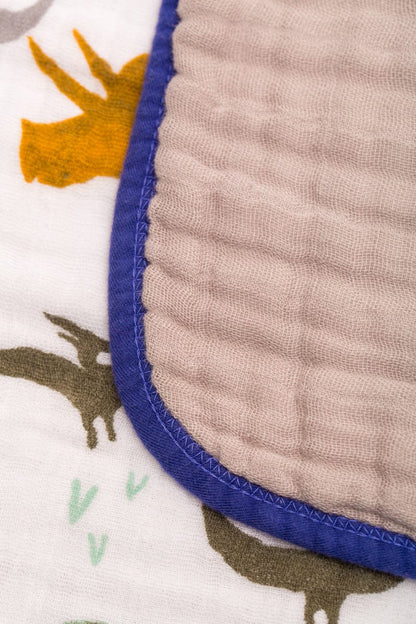 Little Unicorn Cotton Muslin Quilt - Dino Friends - UB0217