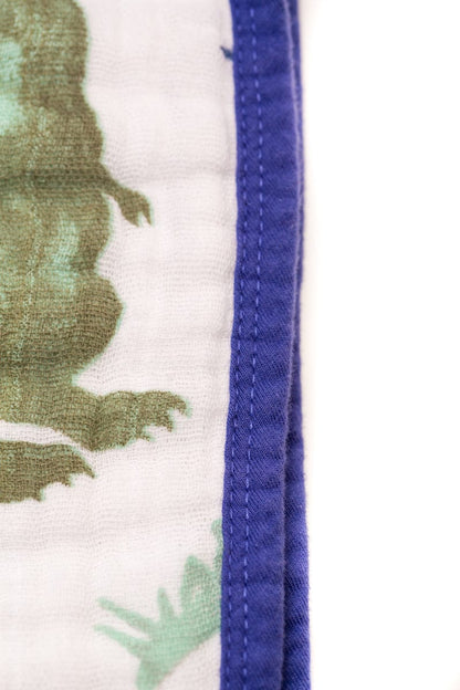 Little Unicorn Cotton Muslin Quilt - Dino Friends - UB0217