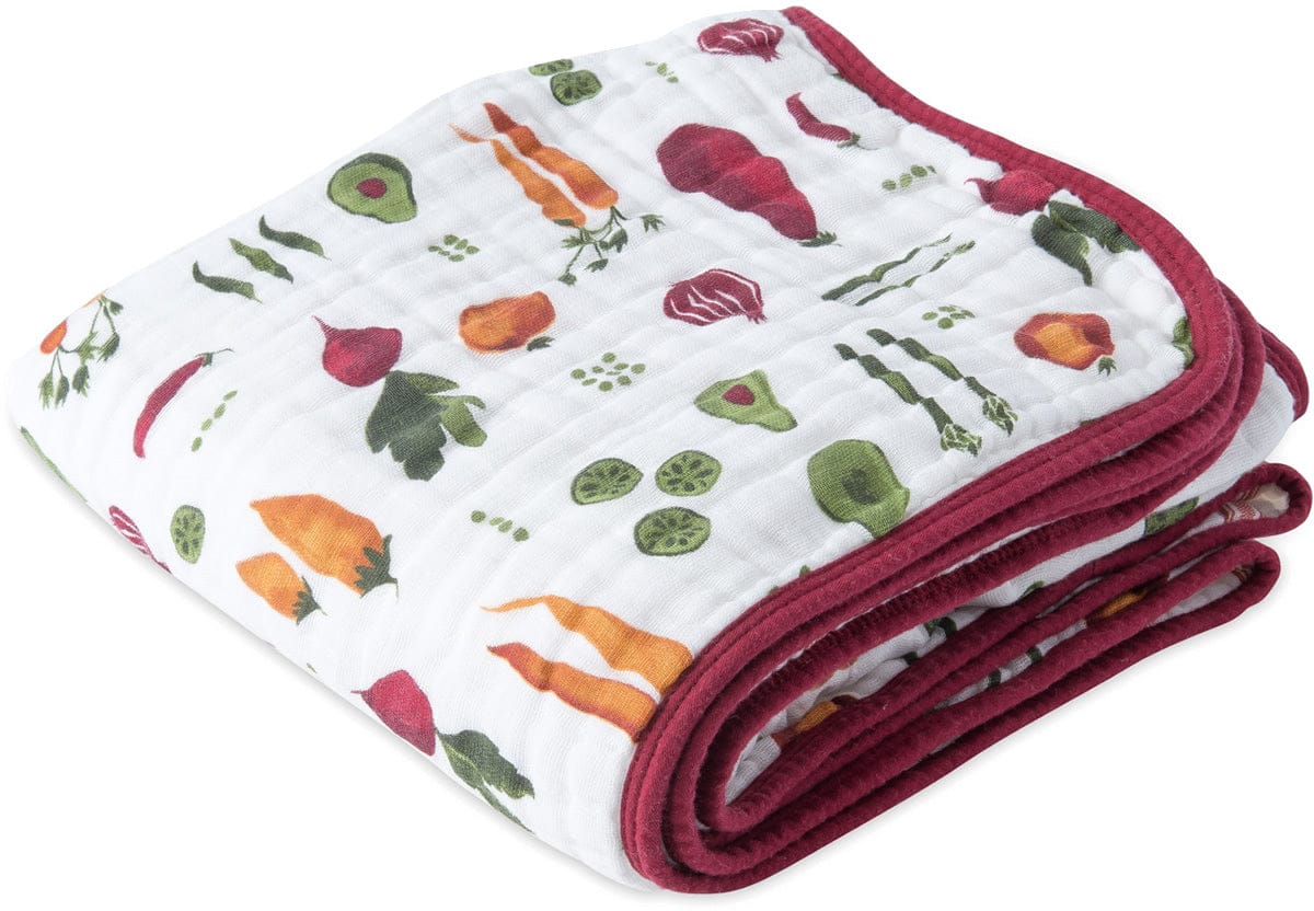 Little Unicorn Cotton Muslin Quilt - Farmers Market - UB0248