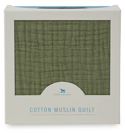 Little Unicorn Cotton Muslin Quilt - Fern - UB0273