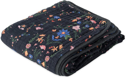 Little Unicorn Cotton Muslin Quilt - Floral Stitch - UB0254