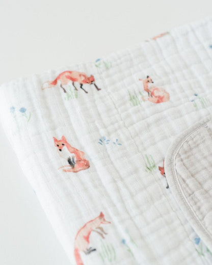 Little Unicorn Cotton Muslin Quilt - Fox - UB0231
