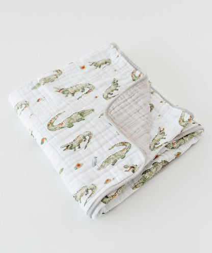 Little Unicorn Cotton Muslin Quilt - Gators - UB0229