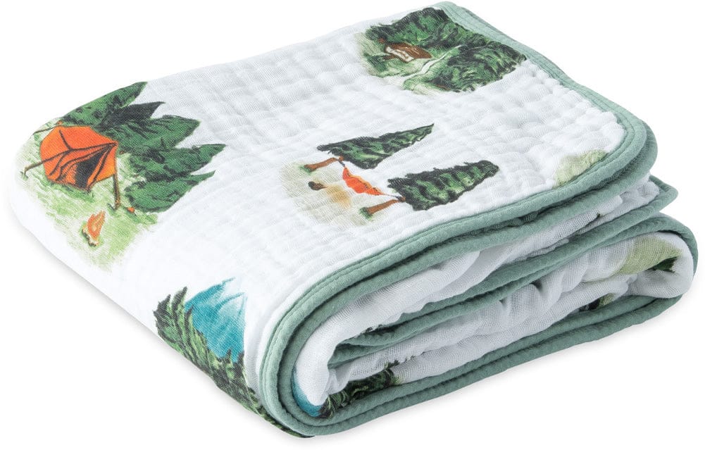 Little Unicorn Cotton Muslin Quilt - Happy Camper - UB0252