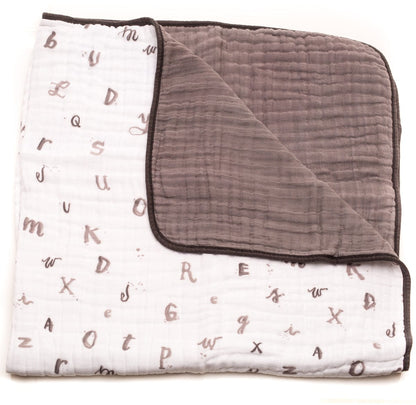 Little Unicorn Cotton Muslin Quilt - Hello Alphabet - UB0212