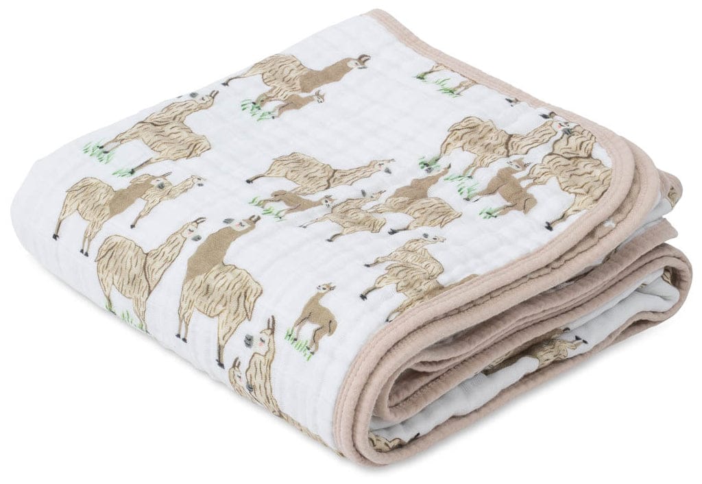 Little Unicorn Cotton Muslin Quilt - Llama Llama - UB0271