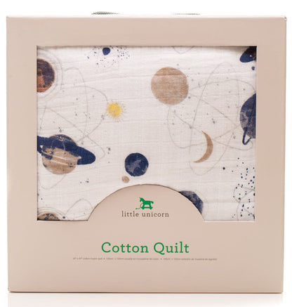 Little Unicorn Cotton Muslin Quilt - Planetary - UB0216