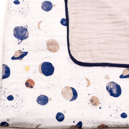 Little Unicorn Cotton Muslin Quilt - Planetary - UB0216
