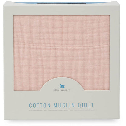 Little Unicorn Cotton Muslin Quilt - Rose Petal - UB0274