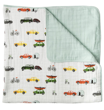 Little Unicorn Cotton Muslin Quilt - Traffic Jam - UB0204