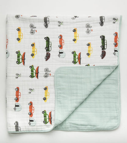 Little Unicorn Cotton Muslin Quilt - Traffic Jam - UB0204