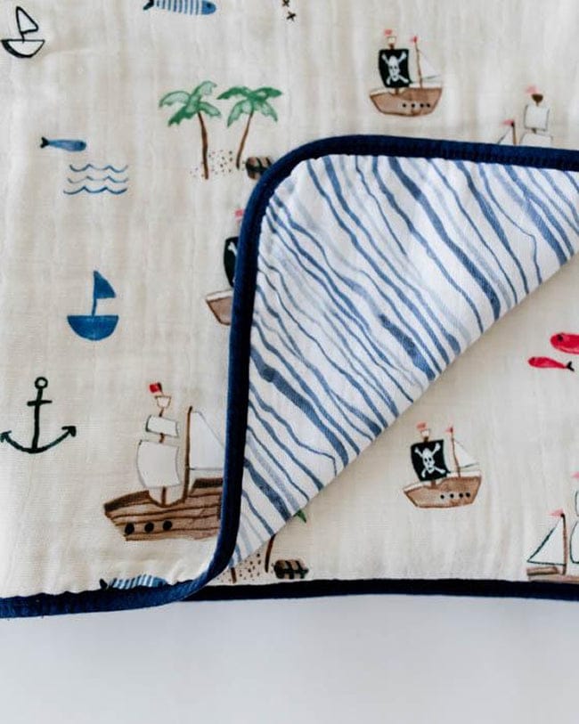 Little Unicorn Cotton Muslin Quilt - Treasure Map - UB0235