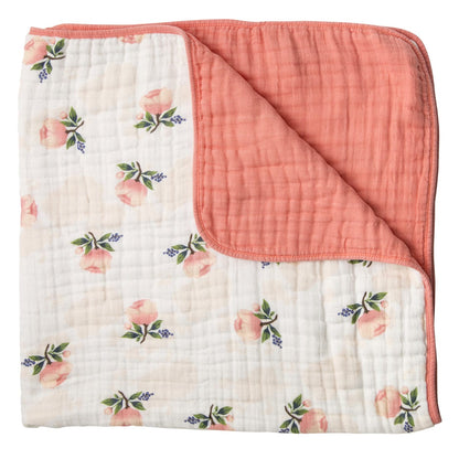 Little Unicorn Cotton Muslin Quilt - Watercolor Rose - UB0205