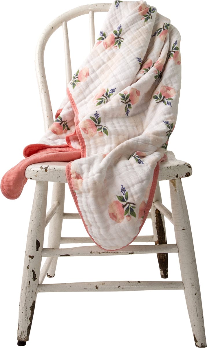 Little Unicorn Cotton Muslin Quilt - Watercolor Rose - UB0205