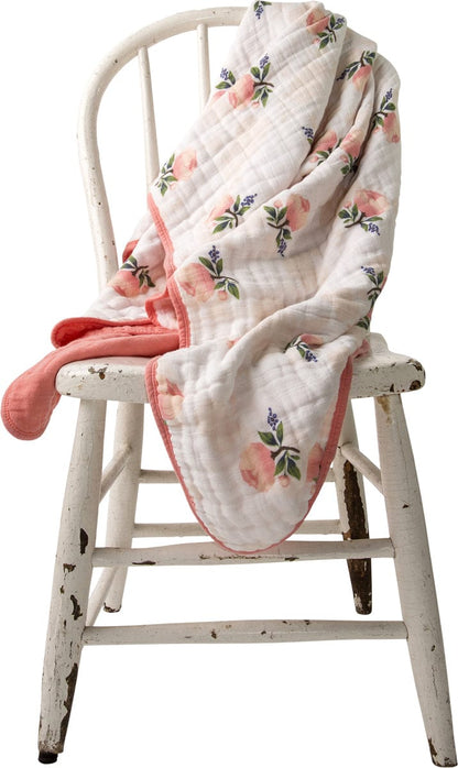 Little Unicorn Cotton Muslin Quilt - Watercolor Rose - UB0205