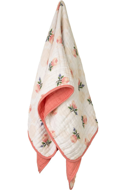 Little Unicorn Cotton Muslin Quilt - Watercolor Rose - UB0205