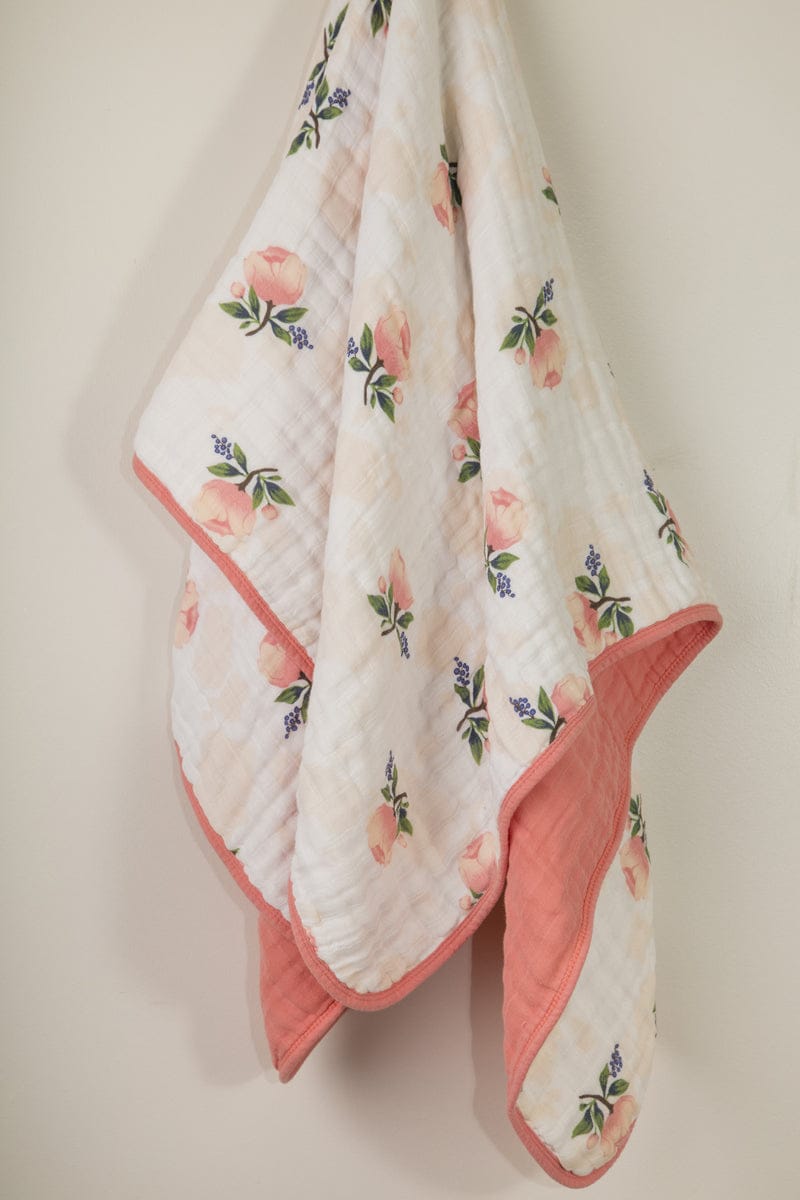 Little Unicorn Cotton Muslin Quilt - Watercolor Rose - UB0205