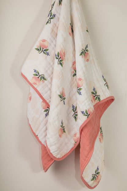 Little Unicorn Cotton Muslin Quilt - Watercolor Rose - UB0205