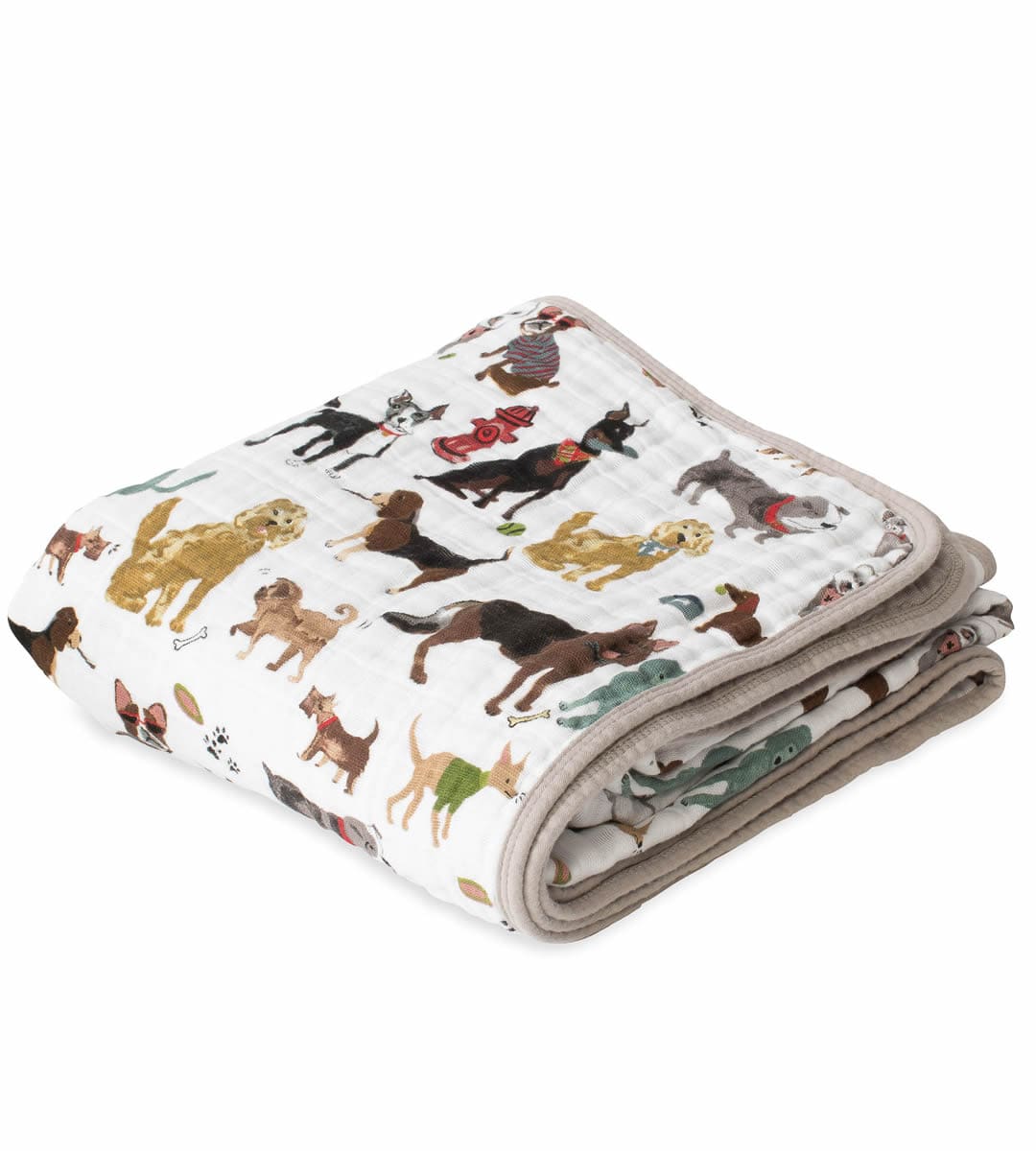 Little Unicorn Cotton Muslin Quilt - Woof - UB0258