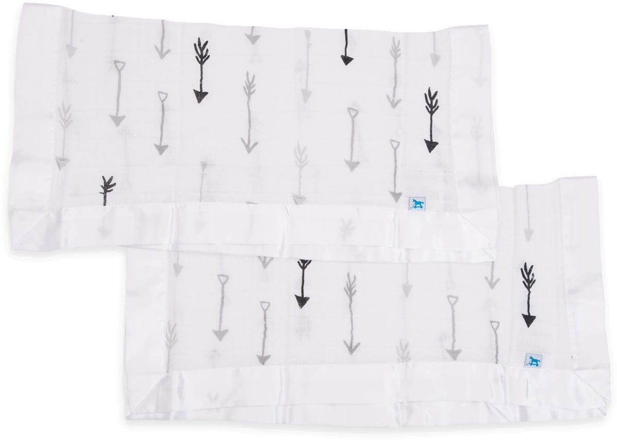 Little Unicorn Cotton Muslin Security Blanket, 2-Pack - Arrow