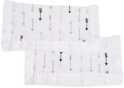 Little Unicorn Cotton Muslin Security Blanket, 2-Pack - Arrow