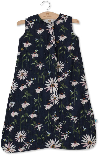 Little Unicorn Cotton Muslin Sleep Bag, Large - Dark Coneflower - UC0211L