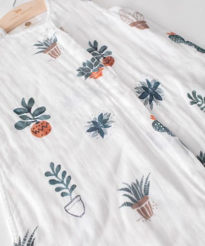 Little Unicorn Cotton Muslin Sleep Bag, Medium - Prickle Pots - UC0106M