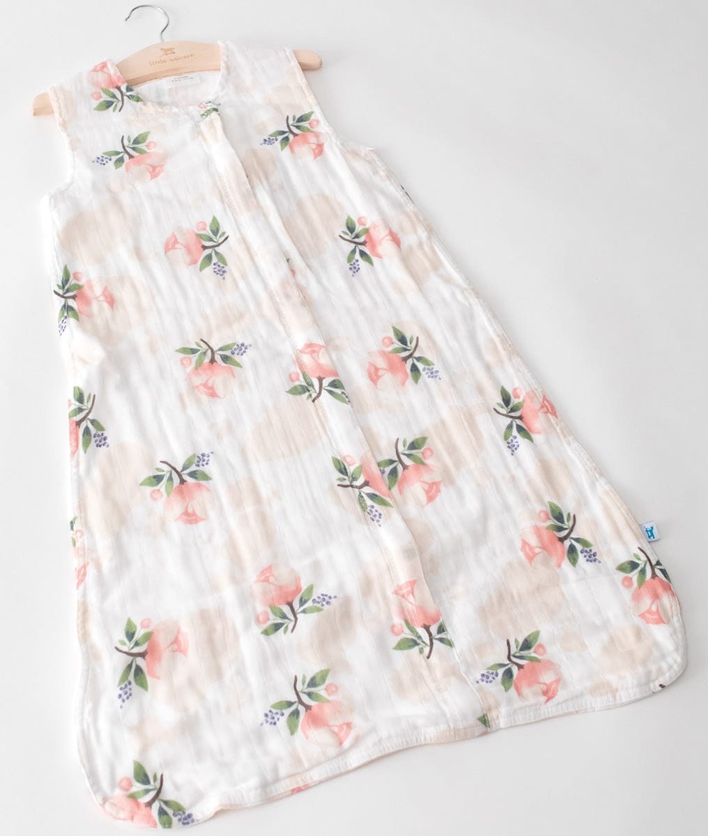 Little Unicorn Cotton Muslin Sleep Bag, Small - Watercolor Rose - UC0002S