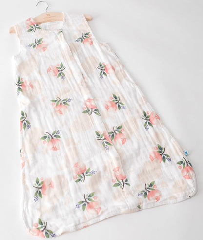 Little Unicorn Cotton Muslin Sleep Bag, Small - Watercolor Rose - UC0002S