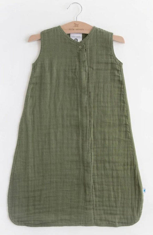 Little Unicorn Cotton Muslin Sleep Bag, X-Large - Fern