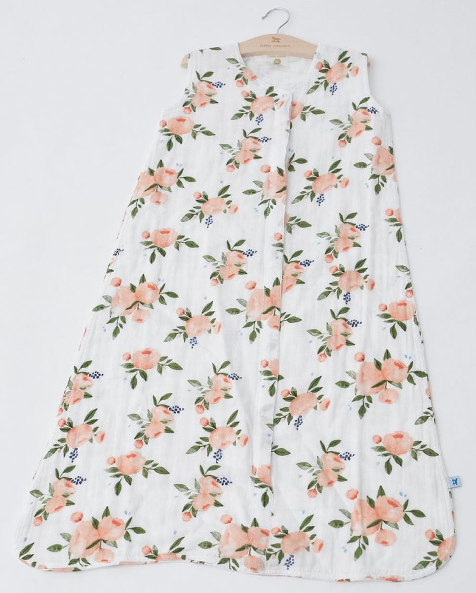 Little Unicorn Cotton Muslin Sleep Bag, X-Large - Watercolor Roses - UC0302X