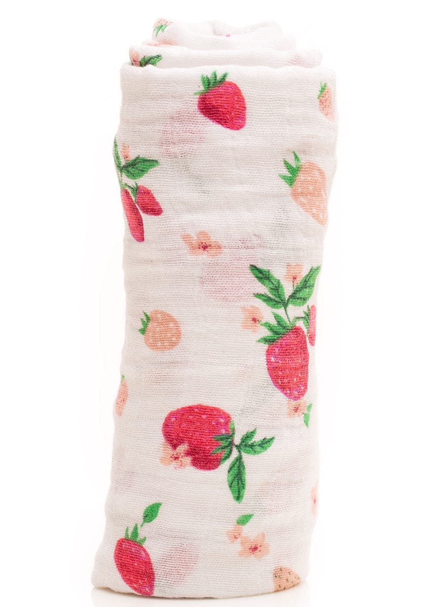 Little Unicorn Cotton Muslin Swaddle 3-Pack - Berry Lemonade - UB0007