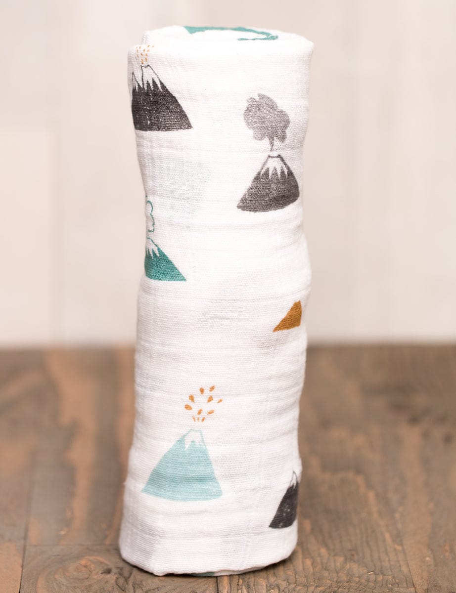 Little Unicorn Cotton Muslin Swaddle 3-Pack - Dino Friends - UB0013