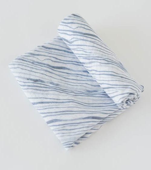 Little Unicorn Cotton Muslin Swaddle 3-Pack - Shark - UB0023