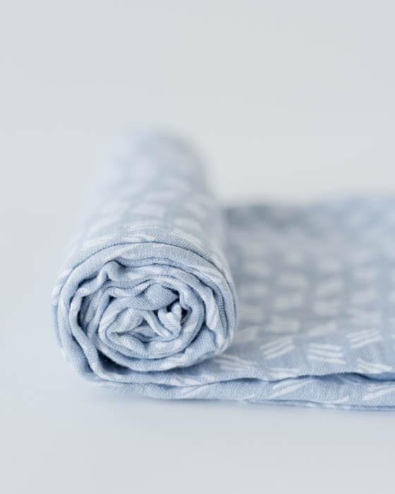 Little Unicorn Cotton Muslin Swaddle - Blue Grass - UB0170