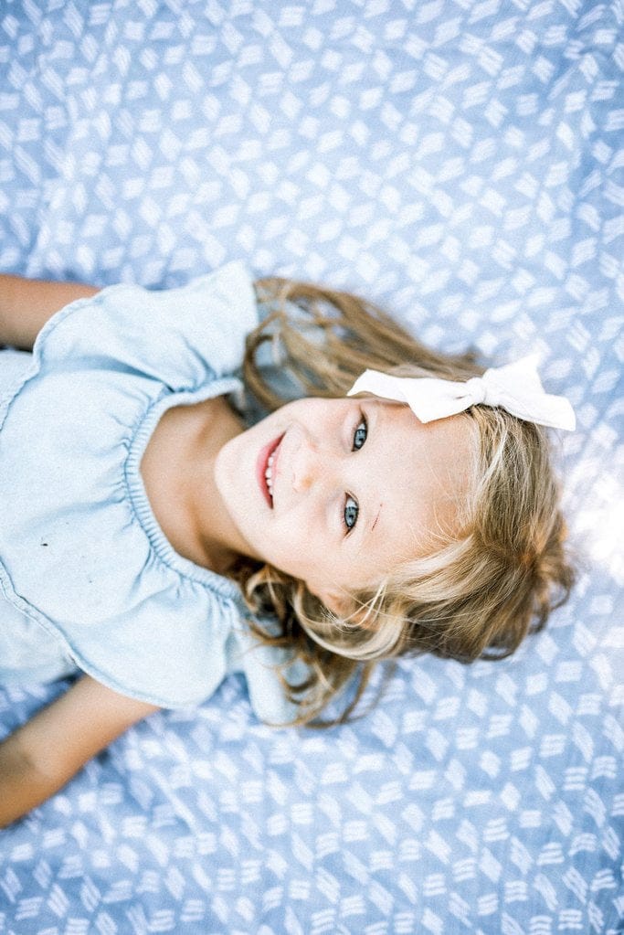 Little Unicorn Cotton Muslin Swaddle - Blue Grass - UB0170