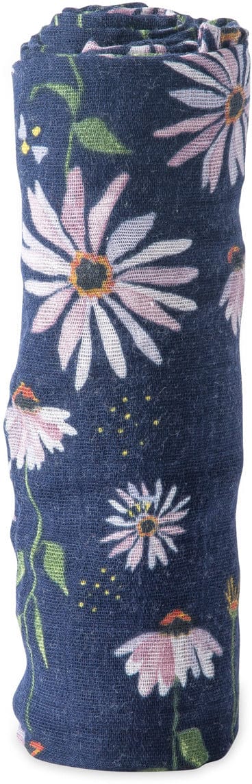 Little Unicorn Cotton Muslin Swaddle - Dark Coneflower - UB0190