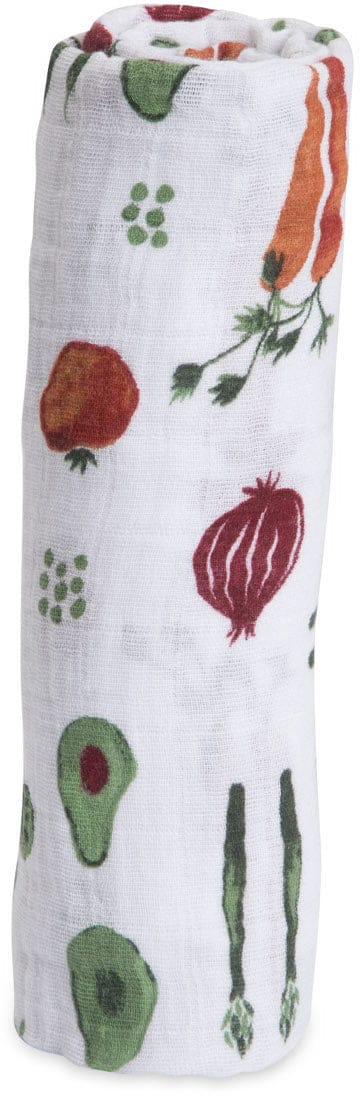 Little Unicorn Cotton Muslin Swaddle - Farmers Market - UB0145