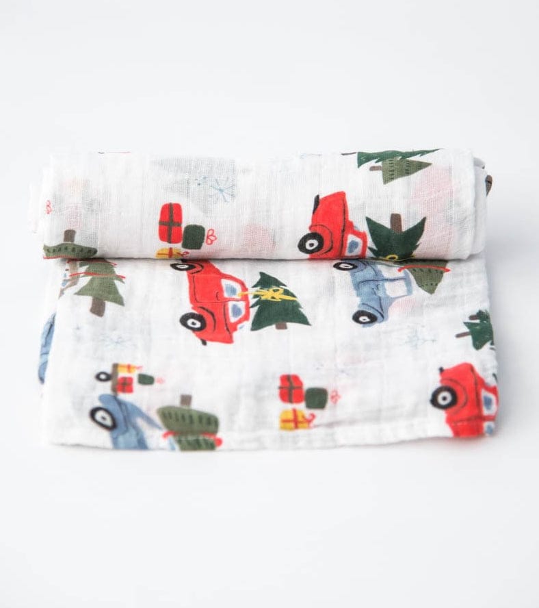 Little Unicorn Cotton Muslin Swaddle - Holiday Haul - UB0184-1